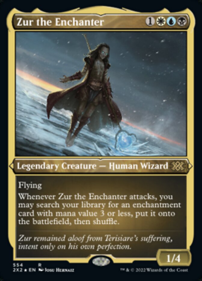 Zur the Enchanter (Foil Etched) [Double Masters 2022] | D20 Games