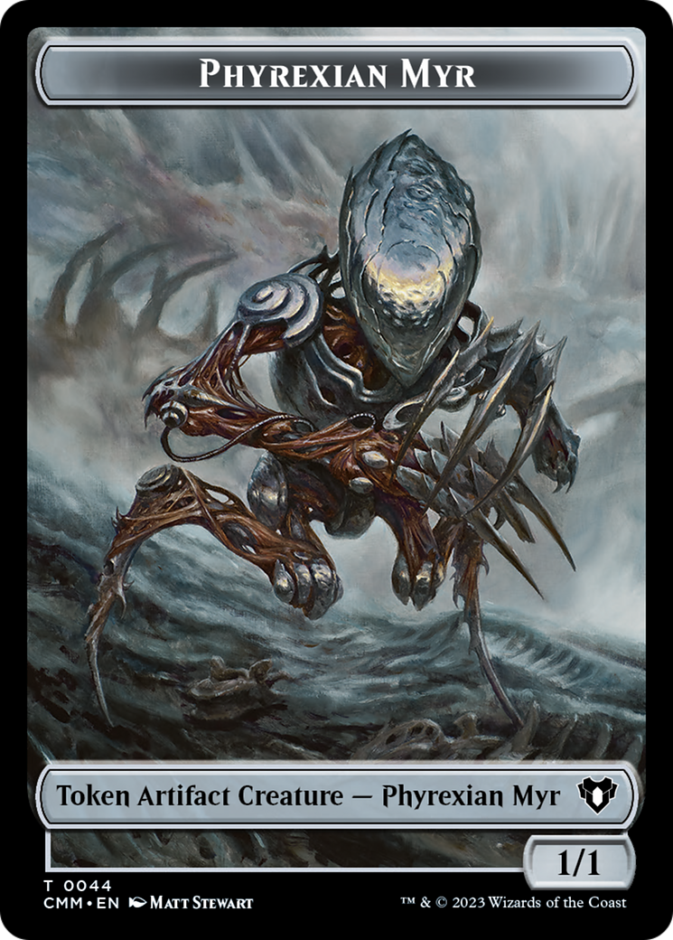 Phyrexian Myr Token [Commander Masters Tokens] | D20 Games