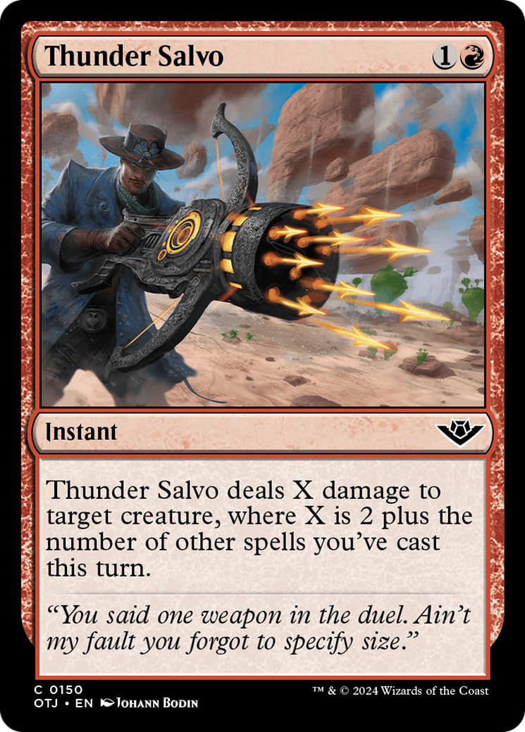 Thunder Salvo [Outlaws of Thunder Junction] | D20 Games