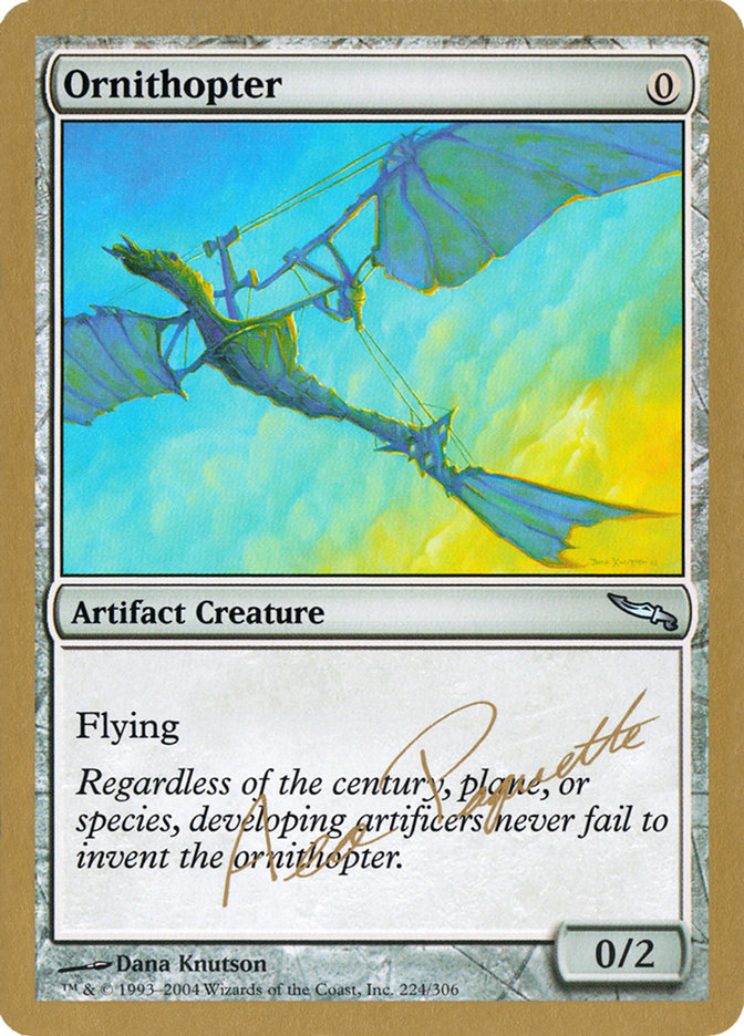 Ornithopter (Aeo Paquette) [World Championship Decks 2004] | D20 Games