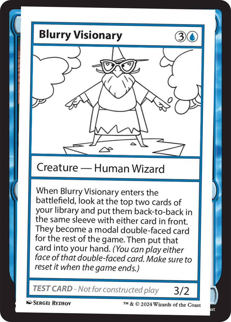 Blurry Visionary [Mystery Booster 2 Playtest Cards] | D20 Games