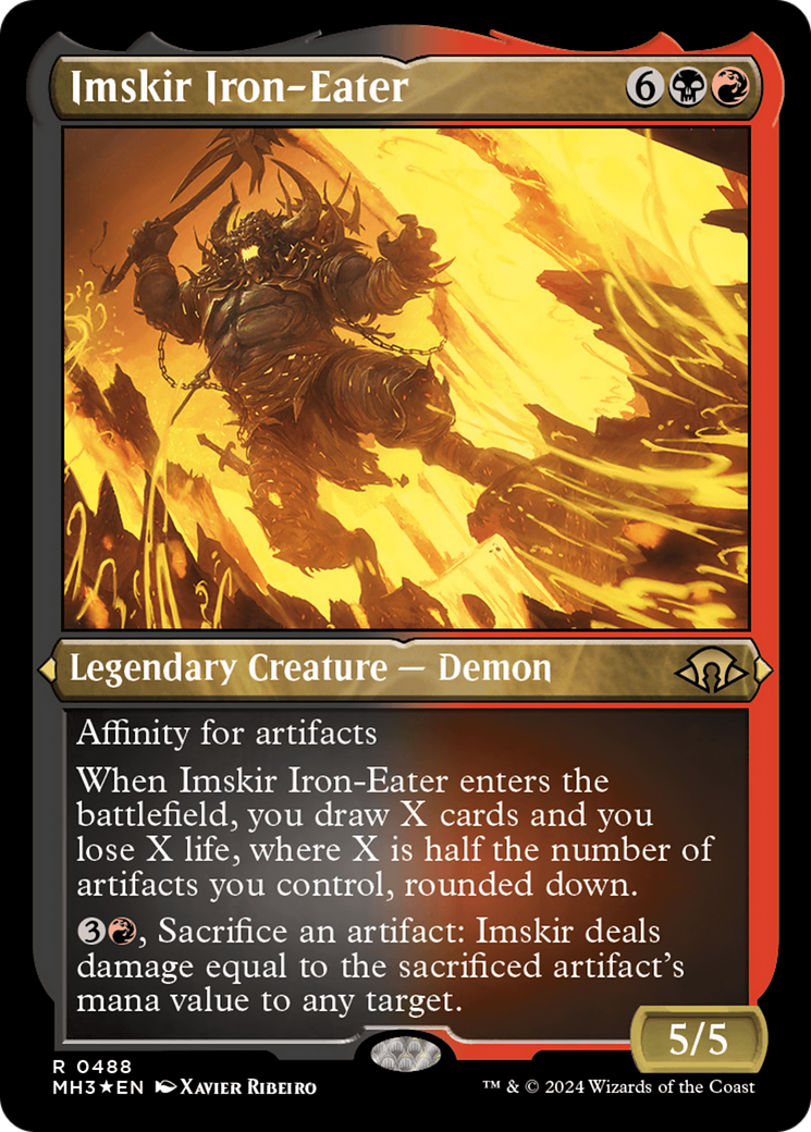 Imskir Iron-Eater (Foil Etched) [Modern Horizons 3] | D20 Games