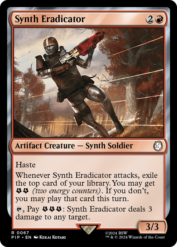 Synth Eradicator [Fallout] | D20 Games