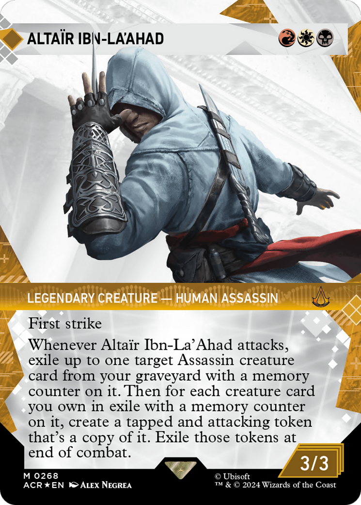 Altair Ibn-La'Ahad (Showcase) (Textured Foil) [Assassin's Creed] | D20 Games