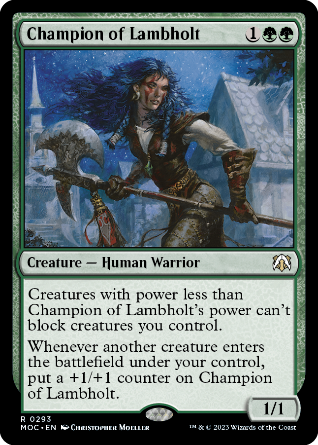 Champion of Lambholt [March of the Machine Commander] | D20 Games