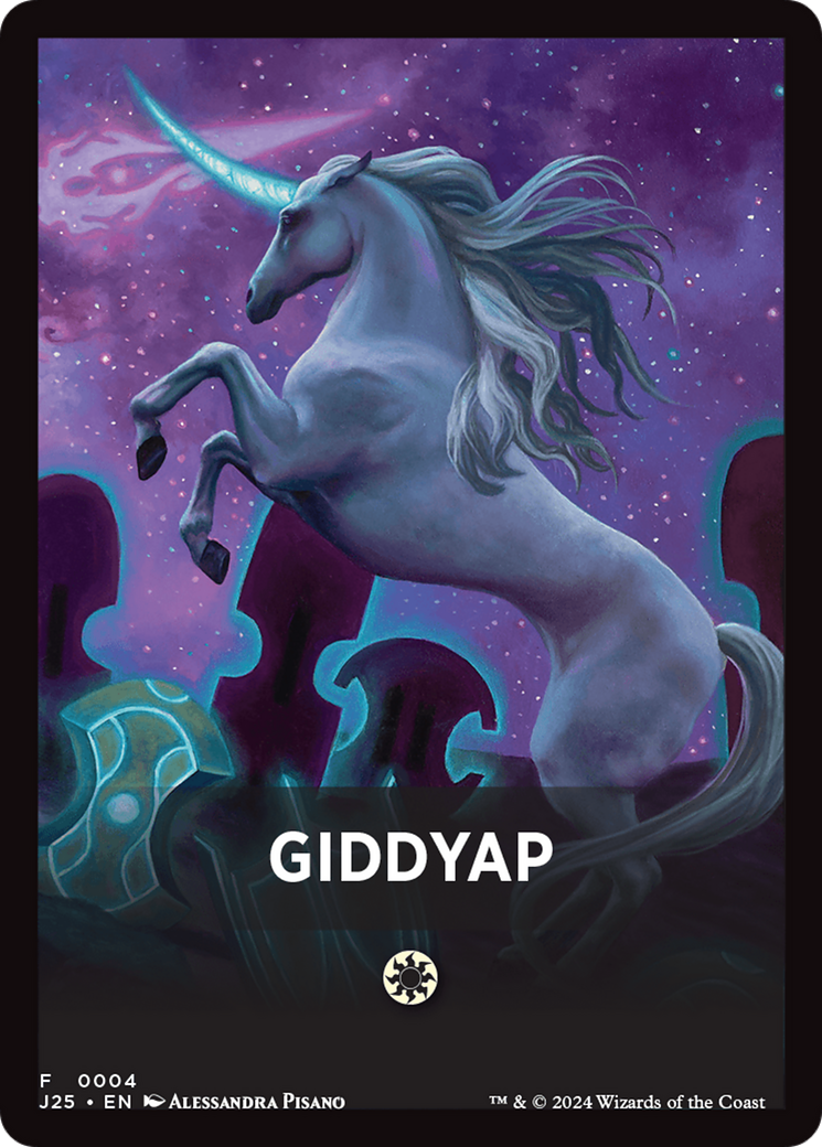 Giddyap Theme Card [Foundations Jumpstart Front Cards] | D20 Games