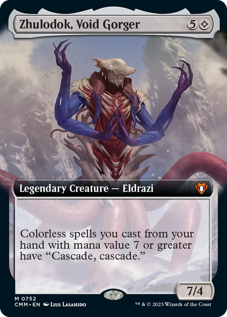 Zhulodok, Void Gorger (Extended Art) [Commander Masters] | D20 Games