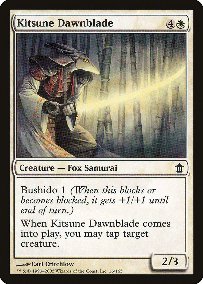 Kitsune Dawnblade [Saviors of Kamigawa] | D20 Games