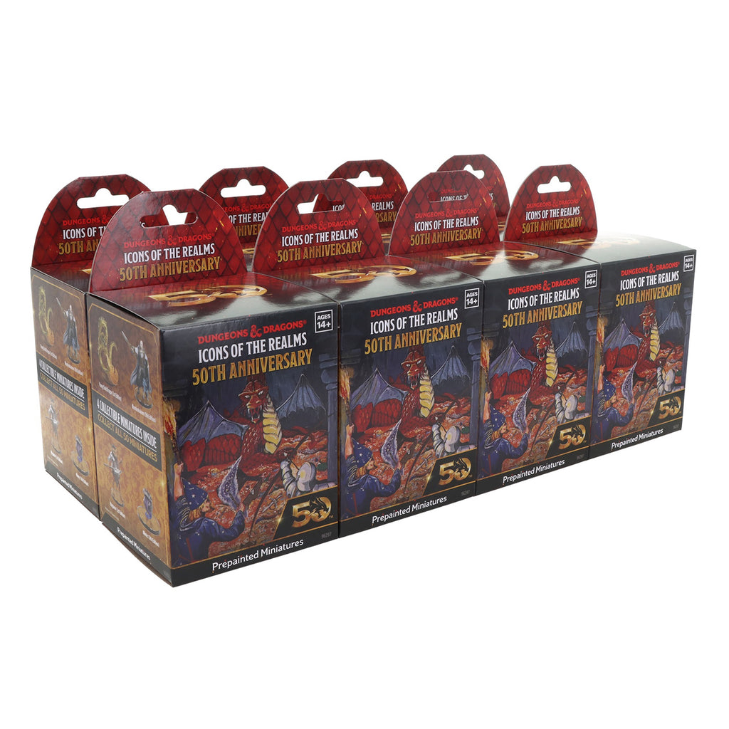 DND Icons of the Realms - 50th Anniversary - 8 Count Booster Brick | D20 Games