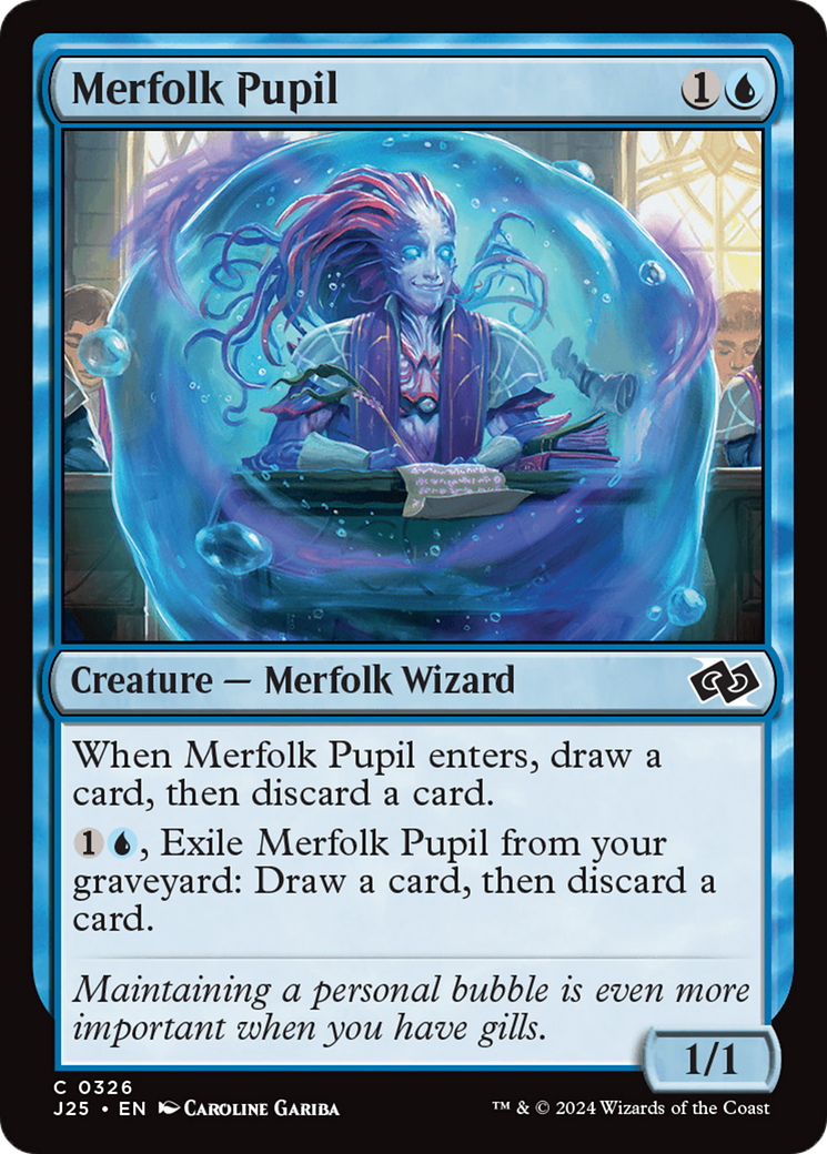 Merfolk Pupil [Foundations Jumpstart] | D20 Games