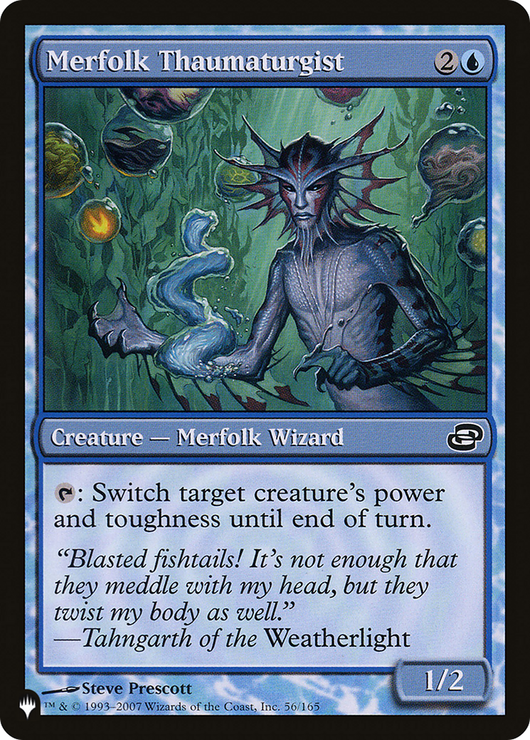 Merfolk Thaumaturgist [The List] | D20 Games