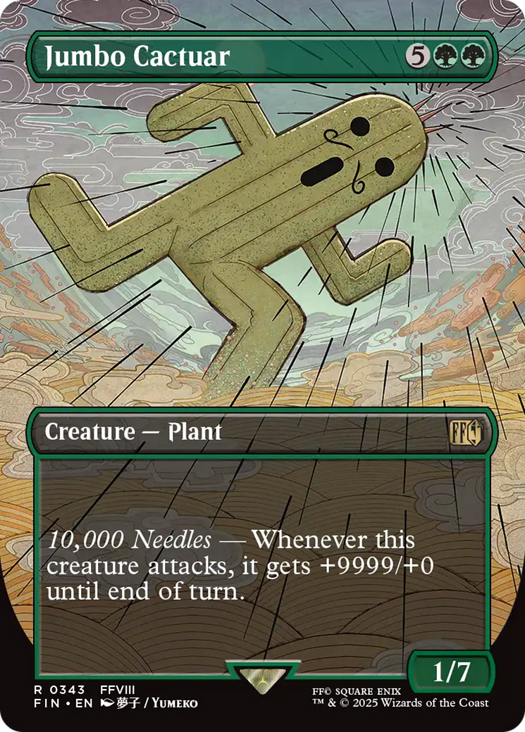 Jumbo Cactuar (Borderless) [FINAL FANTASY] | D20 Games