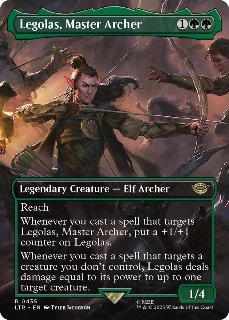 Legolas, Master Archer (Borderless Alternate Art) [The Lord of the Rings: Tales of Middle-Earth] | D20 Games