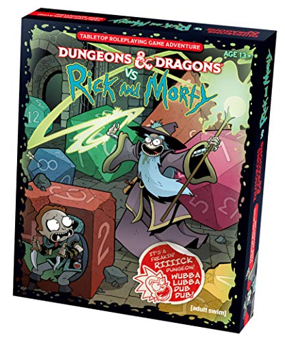 Dungeons and Dragons RPG: Dungeons & Dragons vs. Rick and Morty - Tabletop RPG | D20 Games