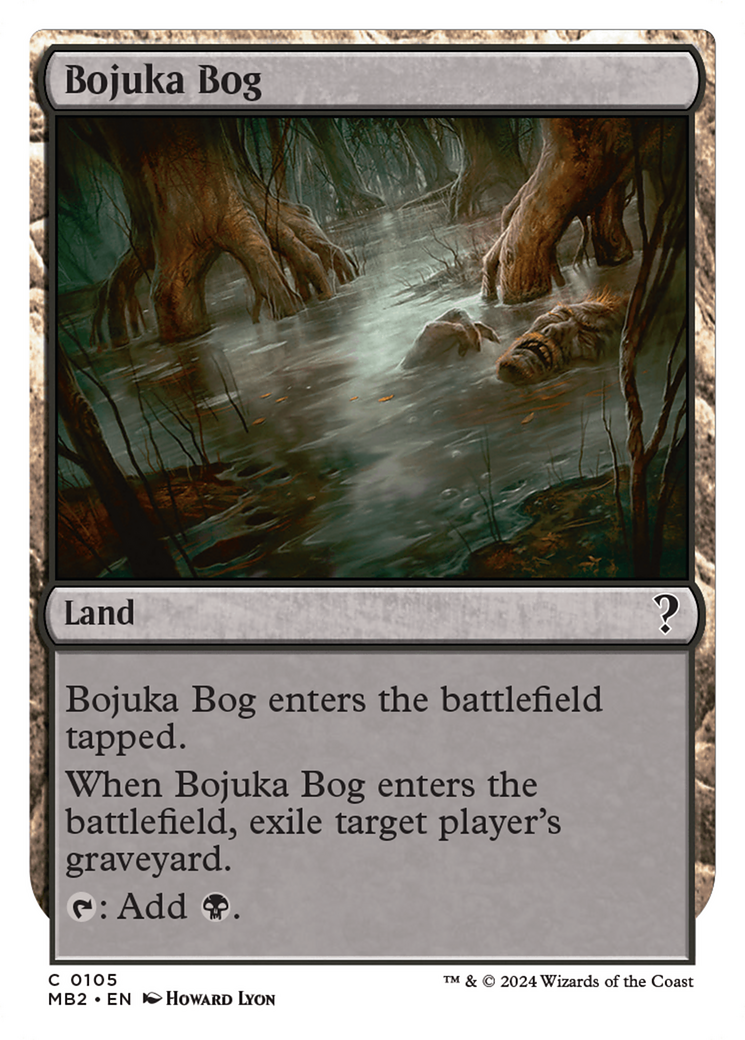 Bojuka Bog (White Border) [Mystery Booster 2] | D20 Games