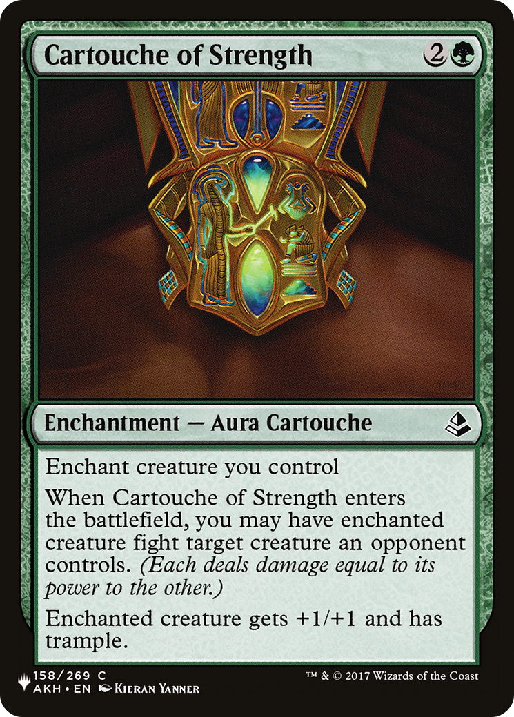 Cartouche of Strength [The List] | D20 Games