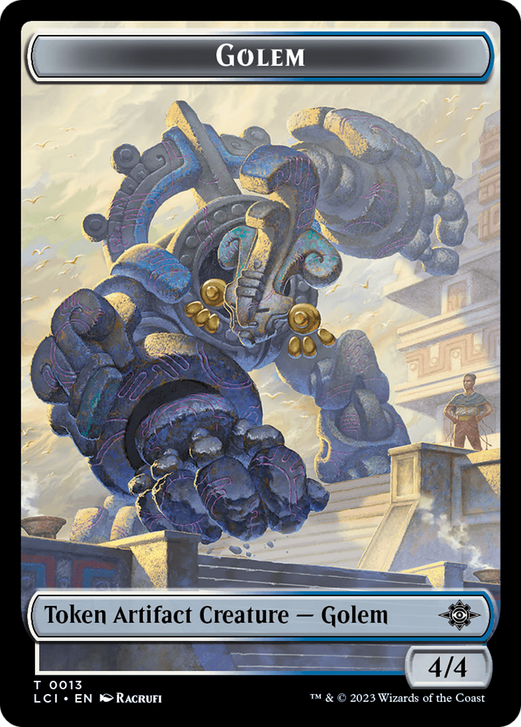 Map // Golem Double-Sided Token [The Lost Caverns of Ixalan Tokens] | D20 Games