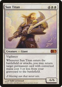 Sun Titan (M11) [Oversize Cards] | D20 Games
