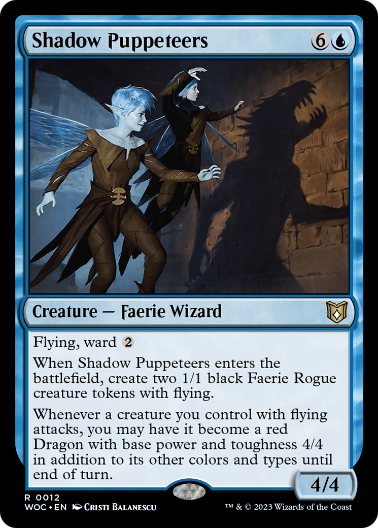 Shadow Puppeteers [Wilds of Eldraine Commander] | D20 Games