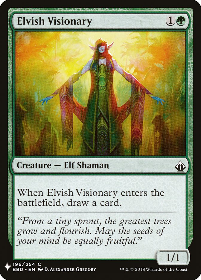 Elvish Visionary [Mystery Booster] | D20 Games