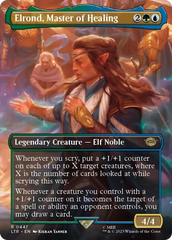 Elrond, Master of Healing (Borderless Alternate Art) [The Lord of the Rings: Tales of Middle-Earth] | D20 Games