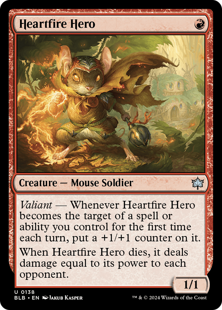 Heartfire Hero [Bloomburrow] | D20 Games