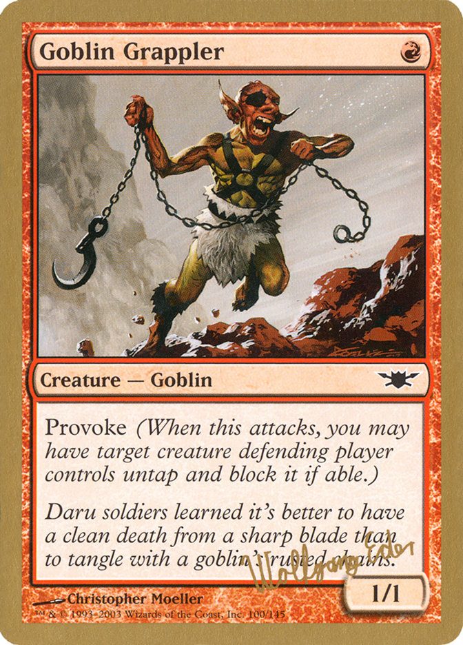 Goblin Grappler (Wolfgang Eder) [World Championship Decks 2003] | D20 Games