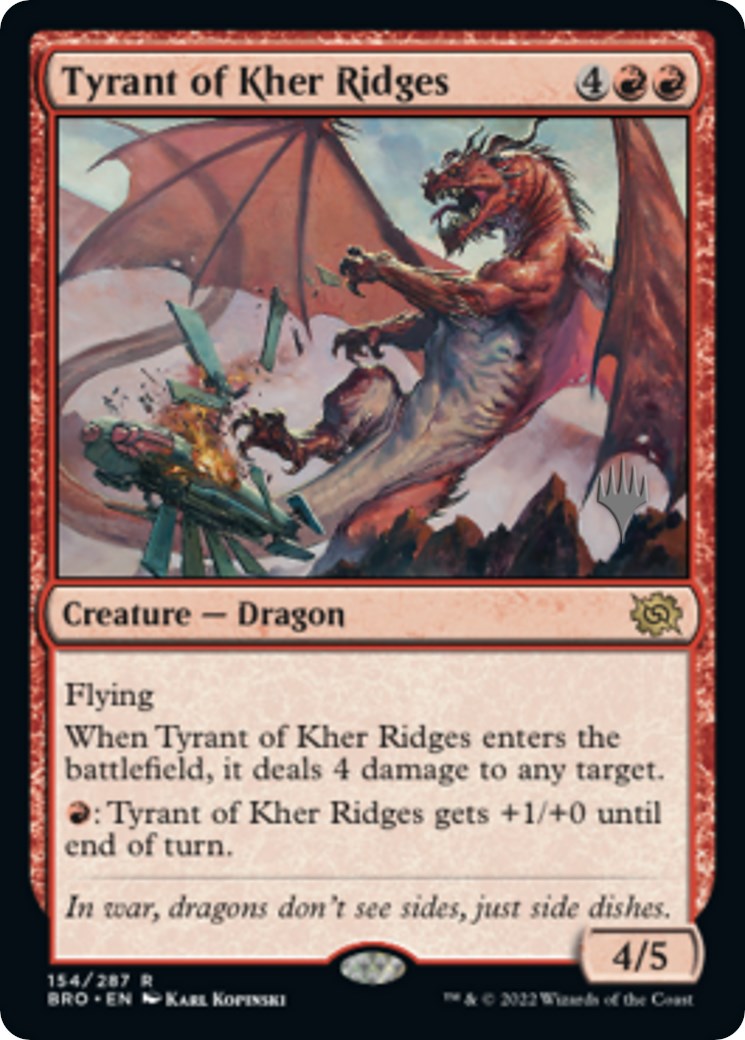 Tyrant of Kher Ridges (Promo Pack) [The Brothers' War Promos] | D20 Games