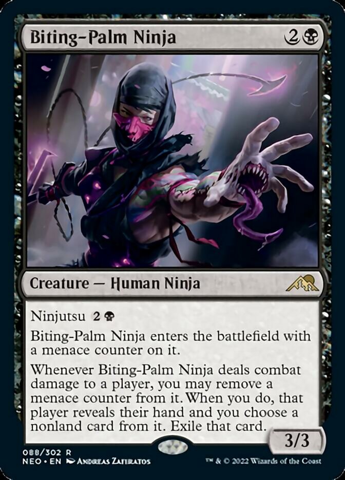 Biting-Palm Ninja [Kamigawa: Neon Dynasty] | D20 Games