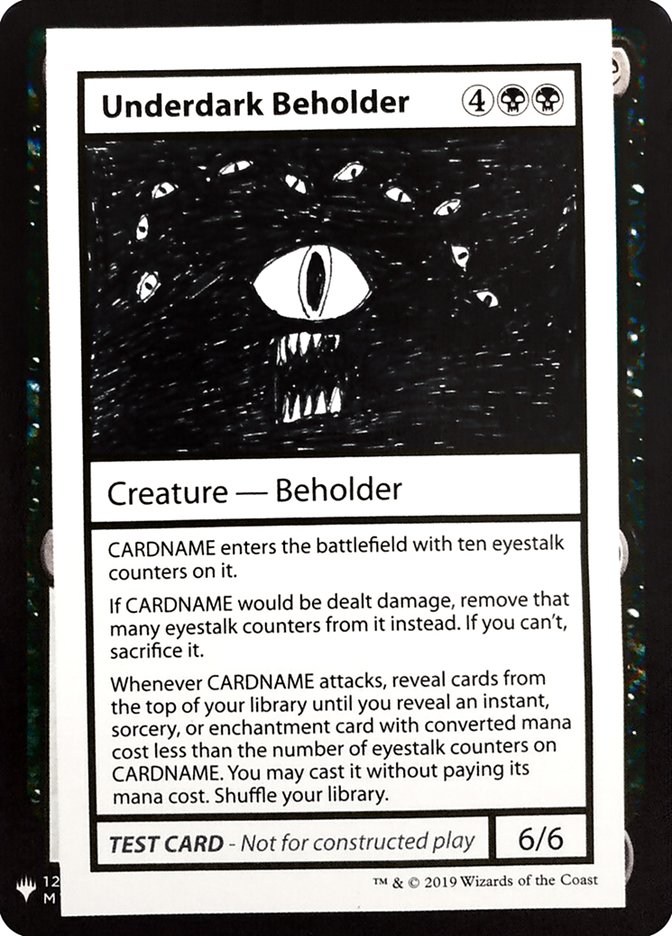 Underdark Beholder [Mystery Booster Playtest Cards] | D20 Games