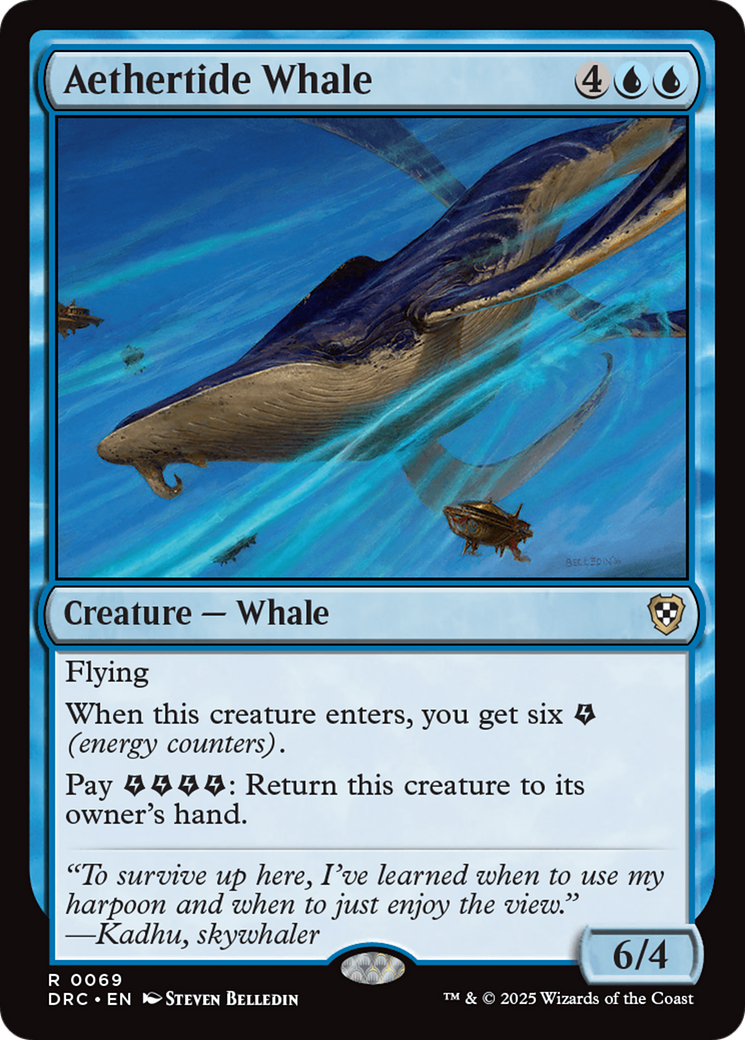 Aethertide Whale [Aetherdrift Commander] | D20 Games