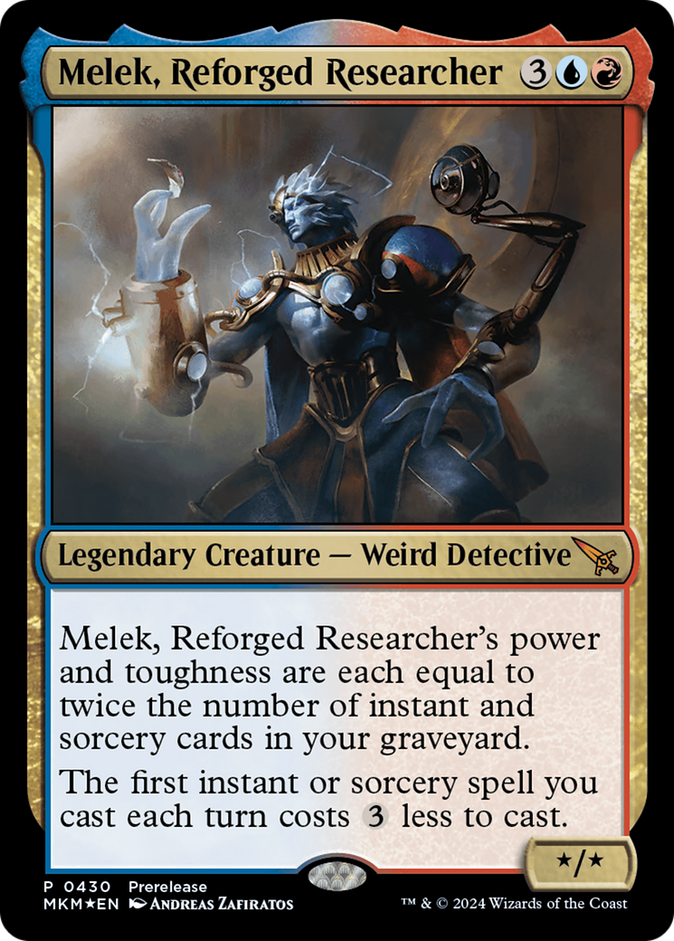 Melek, Reforged Researcher [Murders at Karlov Manor Prerelease Promos] | D20 Games