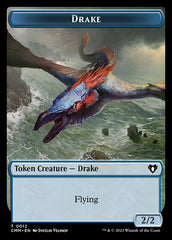 Spirit (0010) // Drake Double-Sided Token [Commander Masters Tokens] | D20 Games