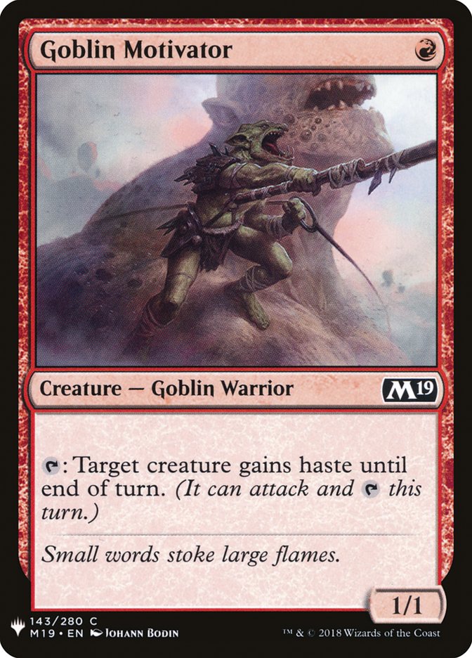 Goblin Motivator [Mystery Booster] | D20 Games