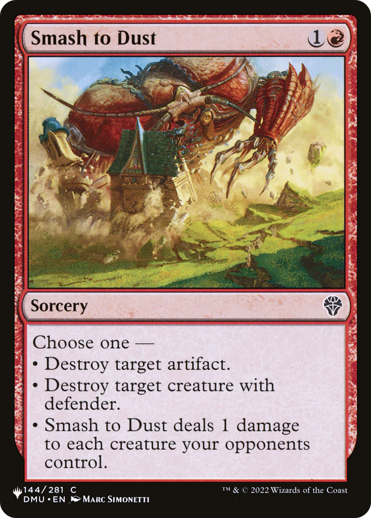 Smash to Dust [The List Reprints] | D20 Games