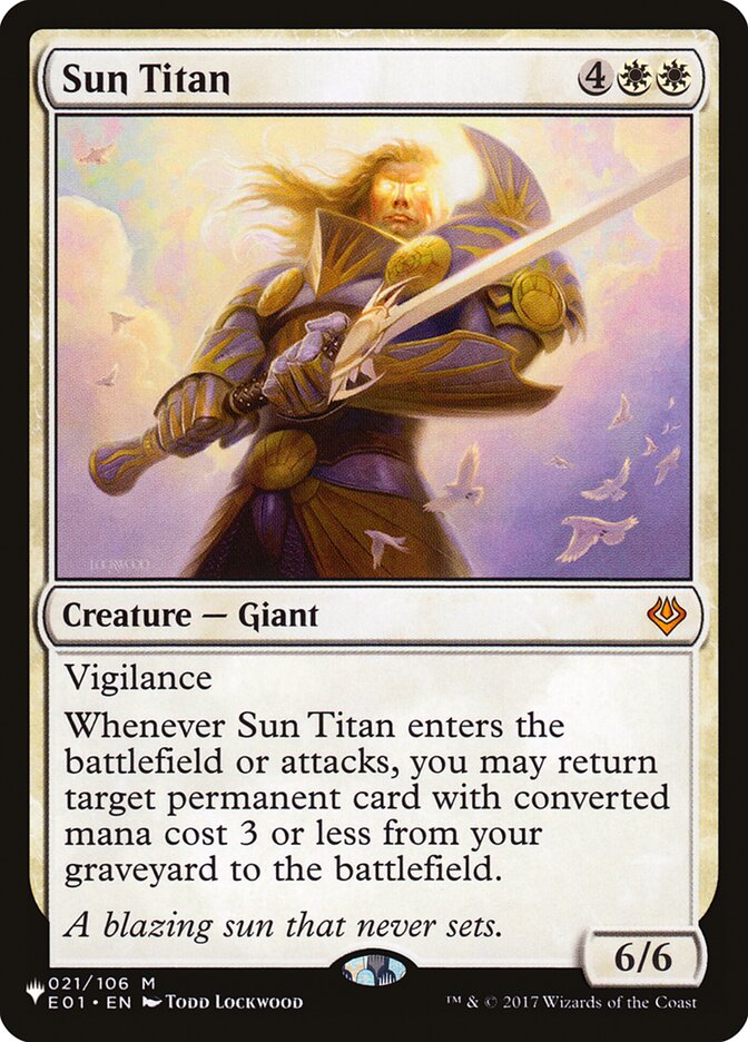 Sun Titan [The List] | D20 Games