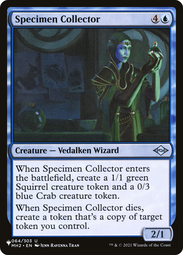 Specimen Collector [The List] | D20 Games
