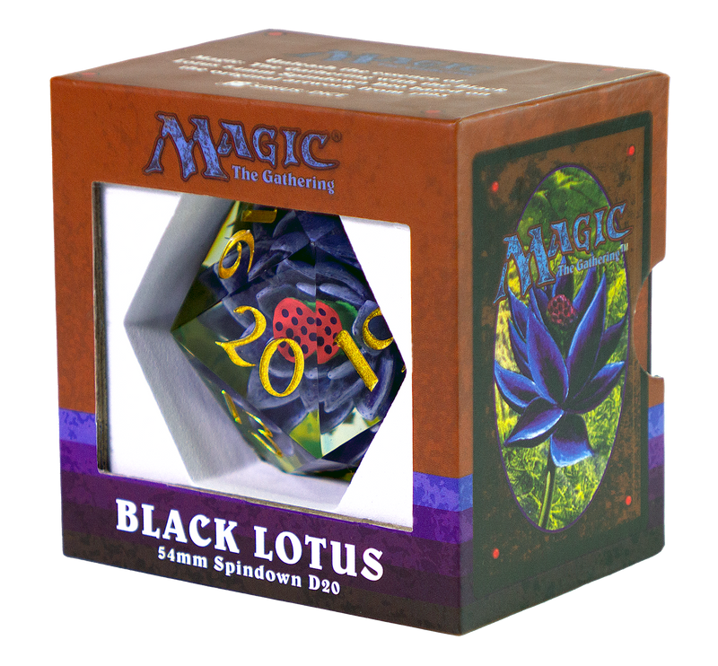 Sirius Dice:Black Lotus 54mm D20