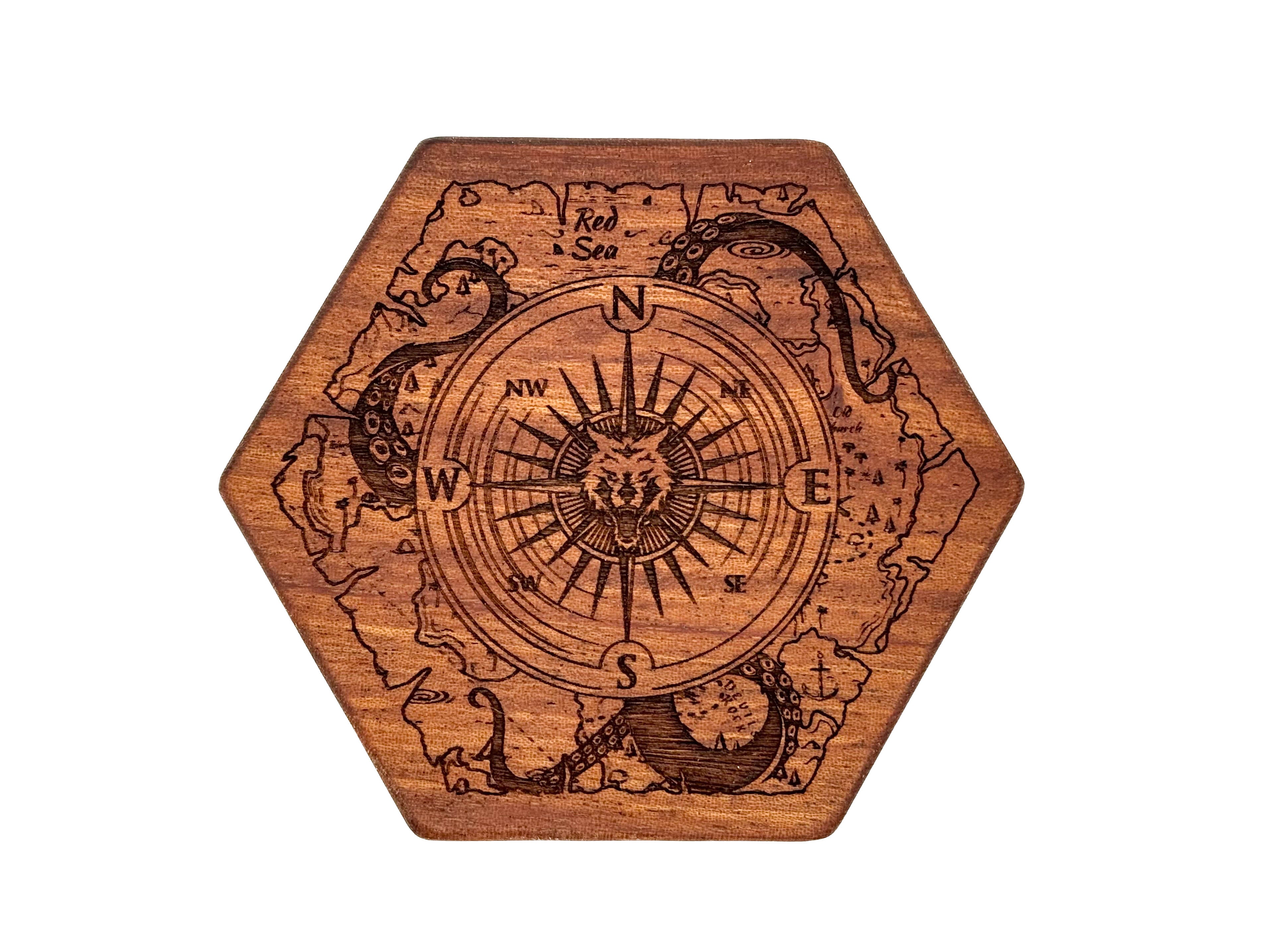 Norse Foundry Hex Case - Cherry Elderwood Pirate | D20 Games