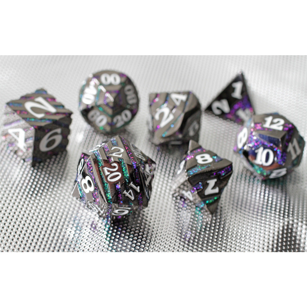 Eldritch Mystery Set of 7 Metal Dice | D20 Games