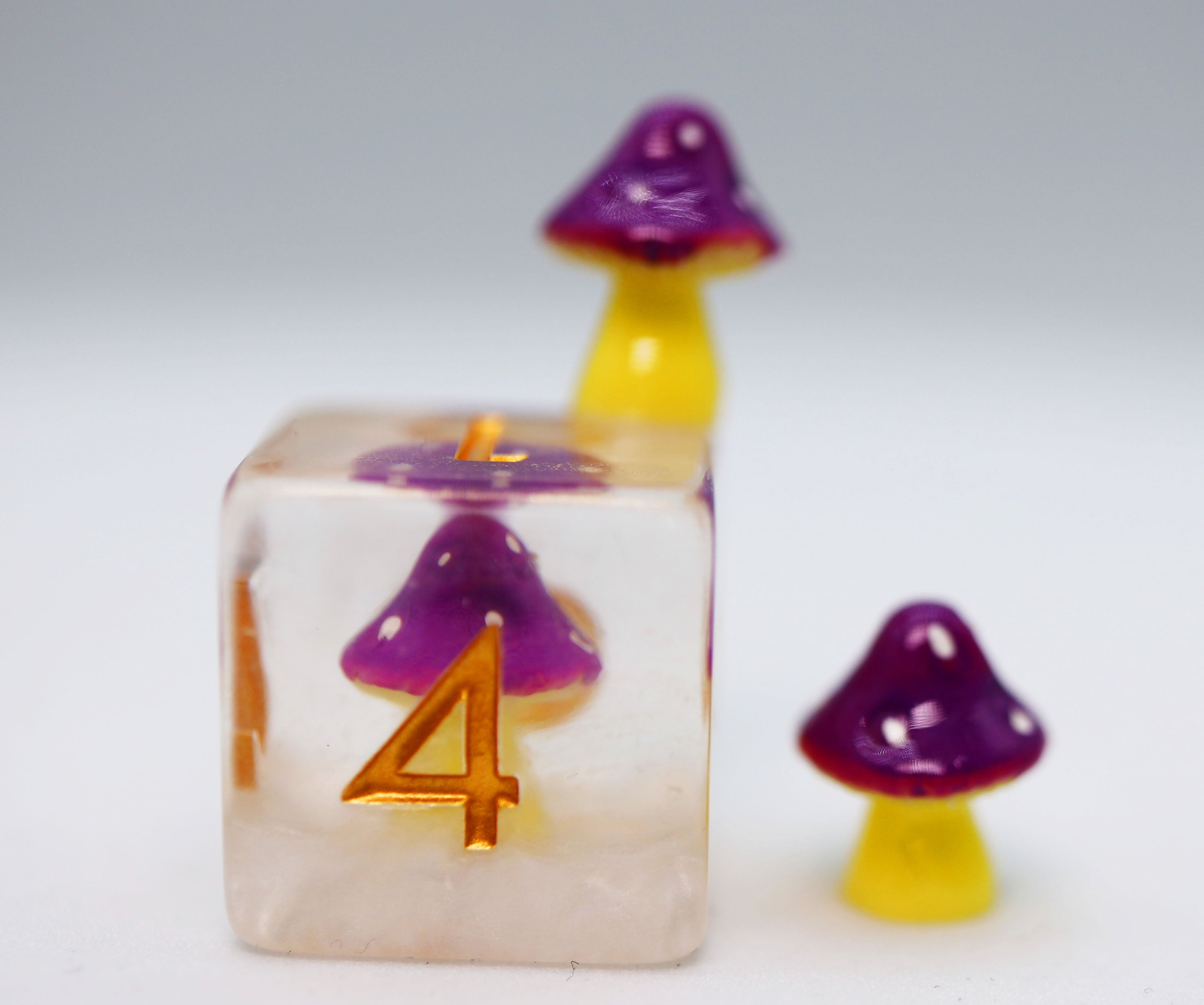 Purple Mushroom RPG Dice Set | D20 Games