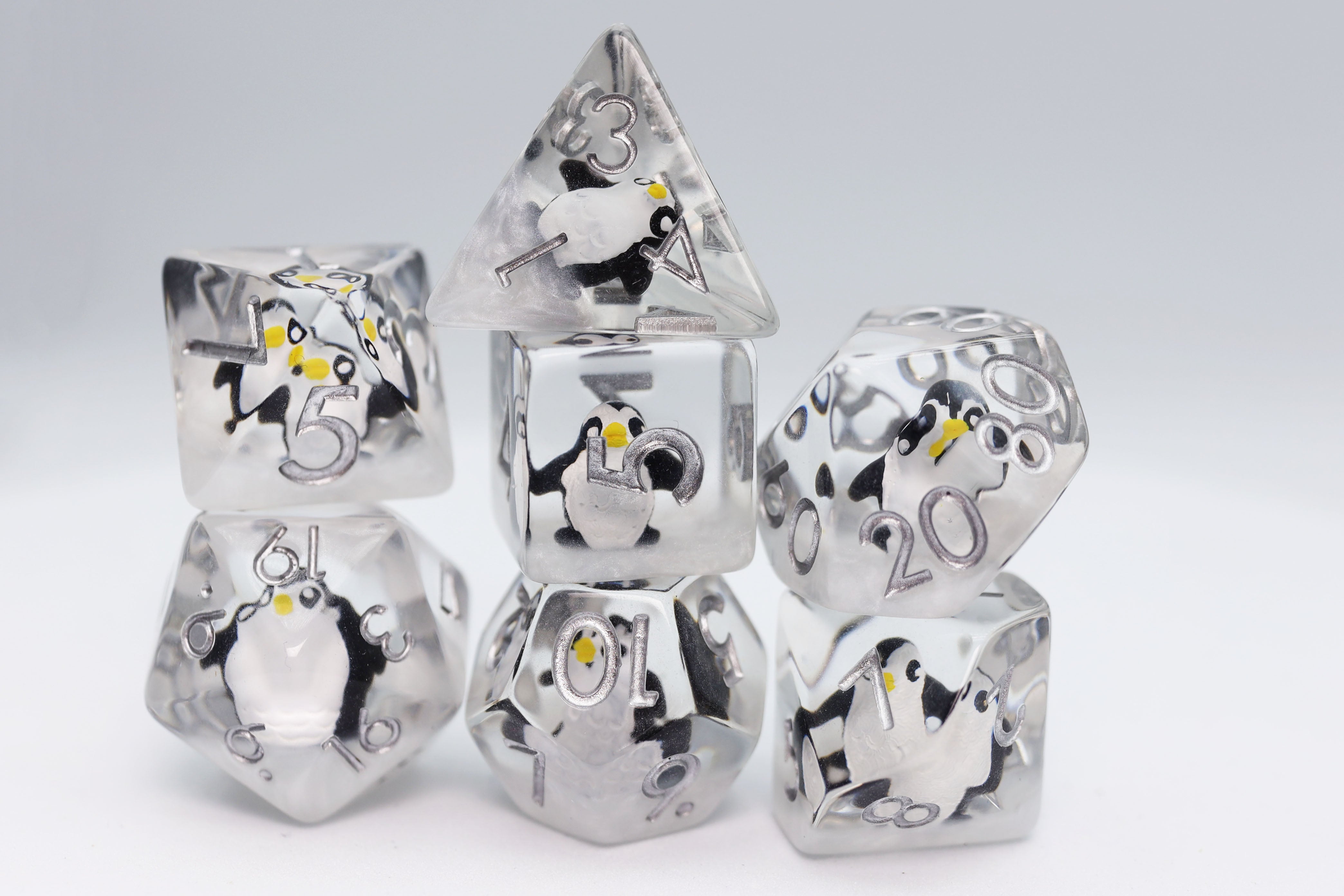 Baby Penguin RPG Dice Set | D20 Games