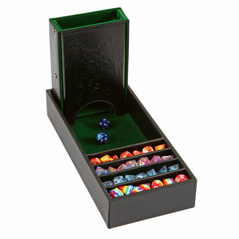 Citadel Dice Tower and Dice Tray, Green
