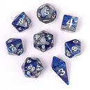 Hymgho 8pcs RPG Dice Set -  Paladin Steel