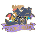 Alternative Alignments enamel pin - Chaotic Queer