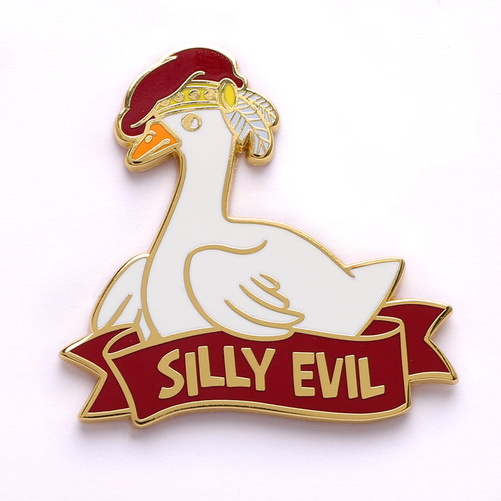 Alternative Alignments enamel pin - Silly Evil