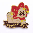 Alternative Alignments enamel pin - Chaotic Sleepy