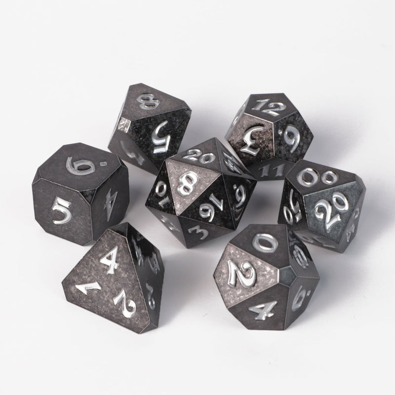 7pc RPG Set - Shadowlance with Silver