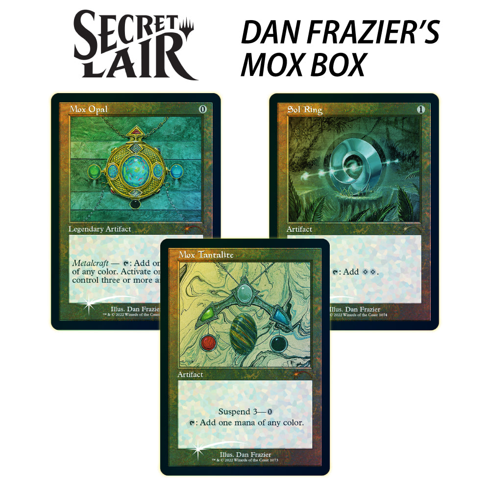 Magic the Gathering Secret Lair - Dan Frazier's Mox Box Foil-Etched Edition | D20 Games