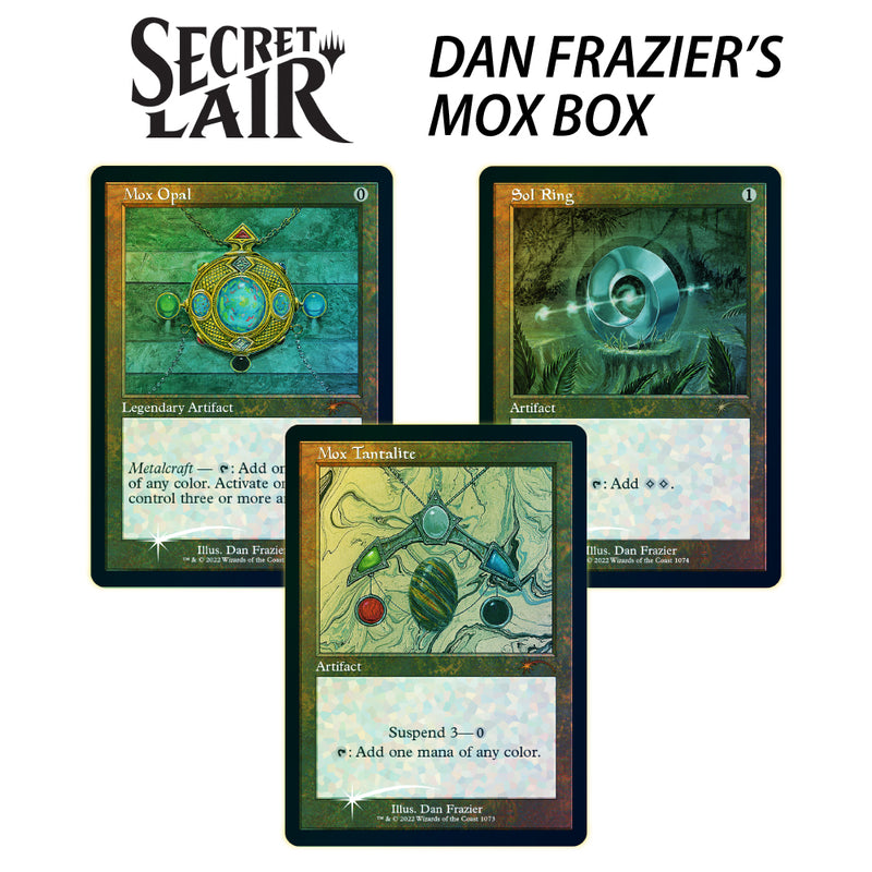 マジック：ザ・ギャザリング Dan Frazier's Mox Box Etched Edition Magic the Gathering Secret Lair - Dan Frazier's Mox Box Foil-Etched Ed